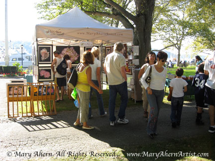 My booth will be located in the same position as last year's Great Cow Harbor Day