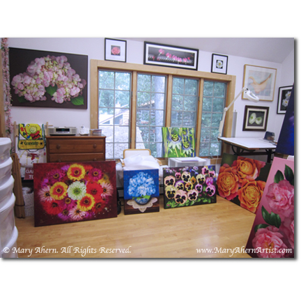 Mary Ahern Artist Fine Art Studio
