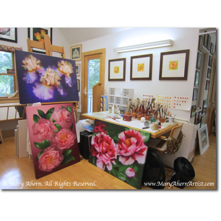 Mary Ahern Artist Fine Art Studio