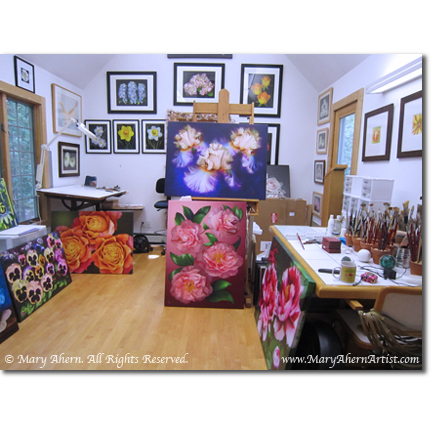 Mary Ahern Artist Fine Art Studio