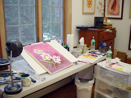 Mary Ahern Painting Studio