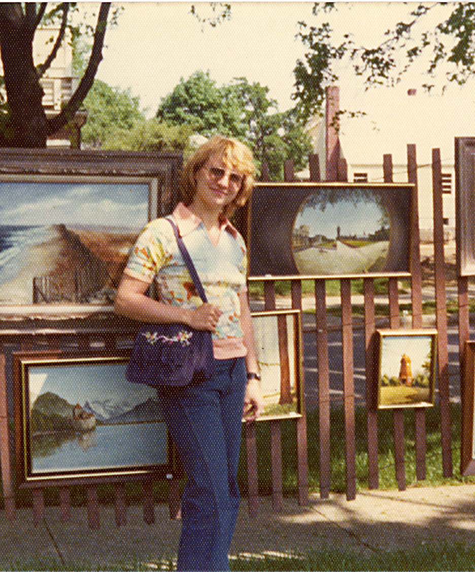 Mary Ahern - Floral Park Art League 1975. The Art world has changed.