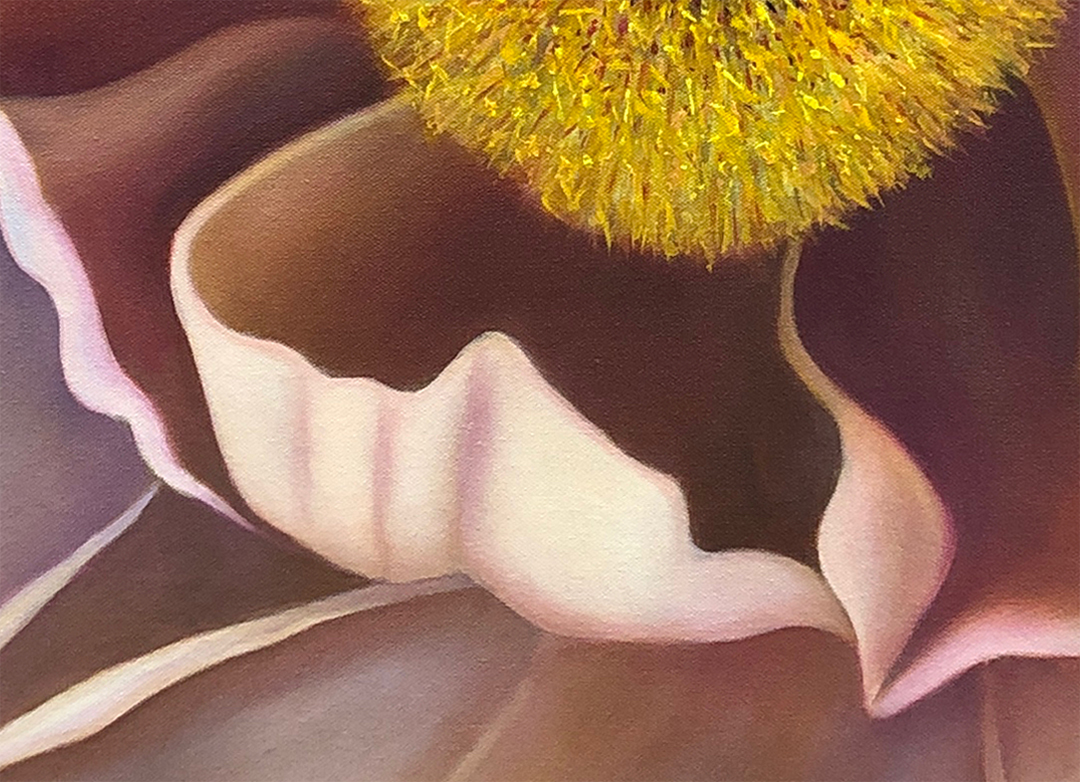 Subtle Exhuberance - Tree Peony: Detail