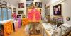 Mary Ahern Studio with Work in Progress