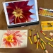 Abstract Red Dahlia